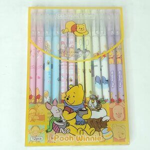 Winnie The Pooh Eeyore Owl Rabbit Gel Pens Lot Of 12 Gel Pens NEW Sealed